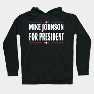 Mike Johnson For President 2024 American Flag Hoodie